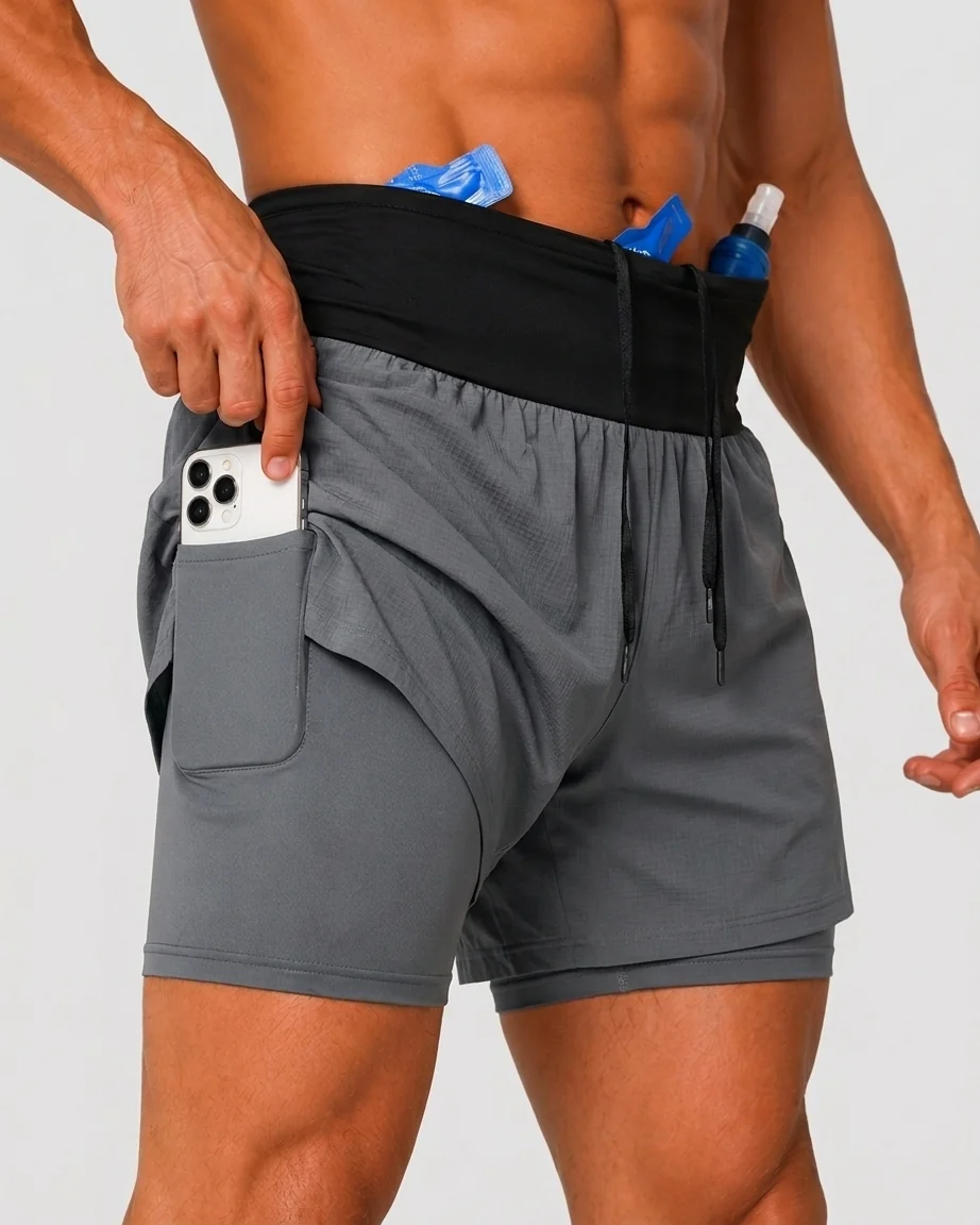 Pantaloneta 5AM 2 en 1