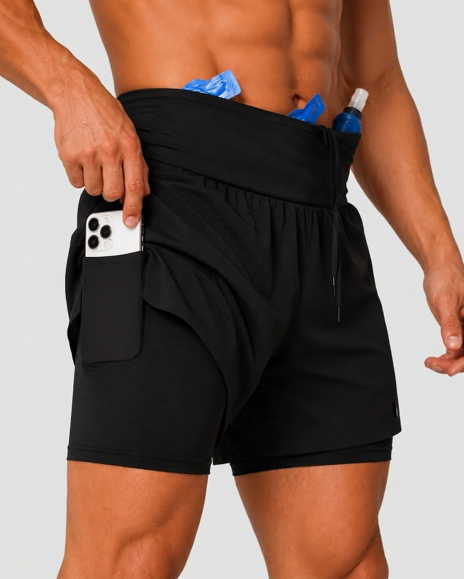 Pantaloneta 5AM 2 en 1